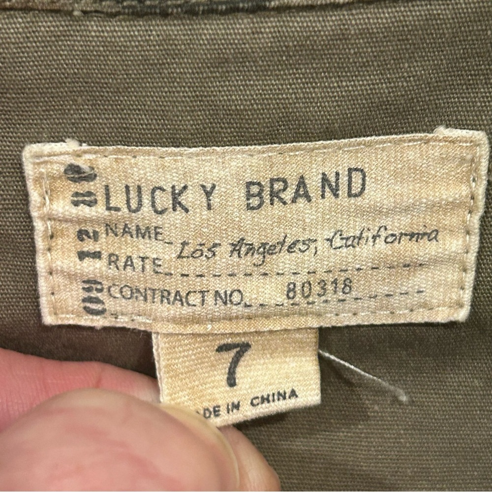 Lucky Brand Kids Camouflage Aztec Full Zip Button Jacket Size 7 - Picture 6 of 13